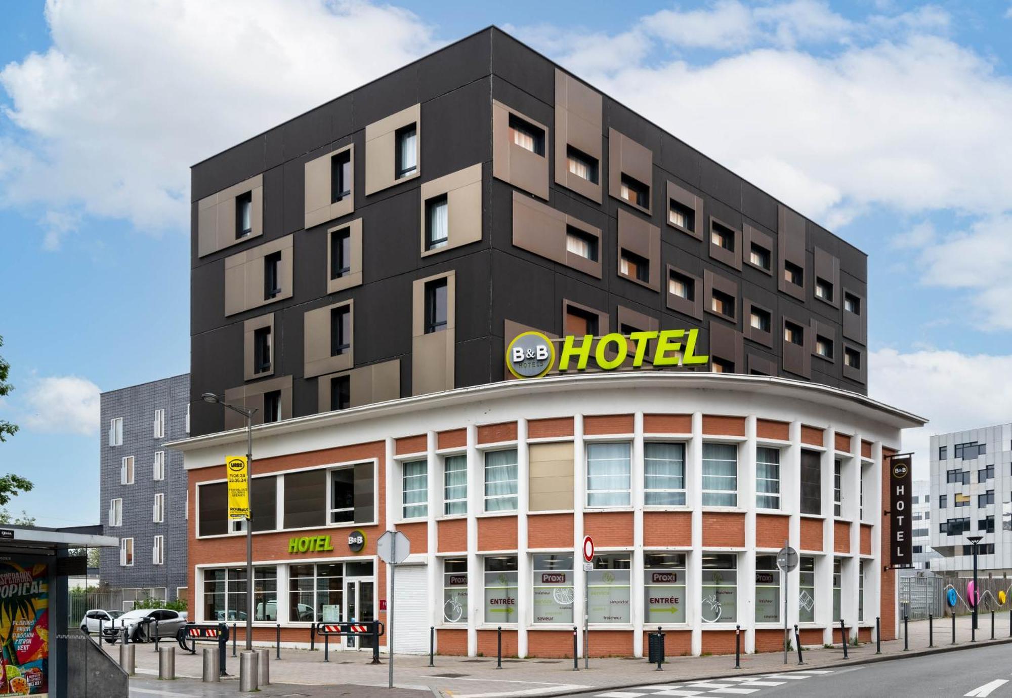 B&B Hotel Lille Roubaix Campus Gare Buitenkant foto